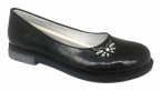 Туфли "Kapika", артикул 24600-П, цвет черный -  Интернет- магазин детской обуви Ларец174.рф, Копейск