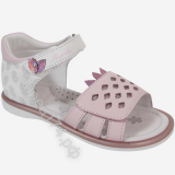 Туфли летние открытые "Капика", артикул 32690-1 розовый -  Интернет- магазин детской обуви Ларец174.рф, Копейск