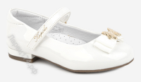 Туфли "Капика", артикул 22795п-1, белый -  Интернет- магазин детской обуви Ларец174.рф, Копейск